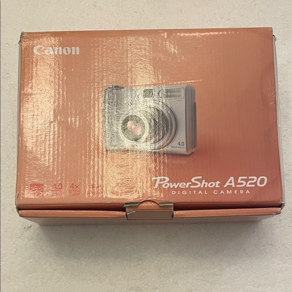 Canon PowerShot A520 Digital Camera 4.0 megapixels 4X optimal zoom pict bridge